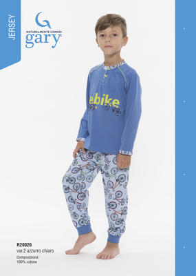 BOY'S PAJAMAS L/S R30026 Tellini S.r.l. Wholesale Clothing